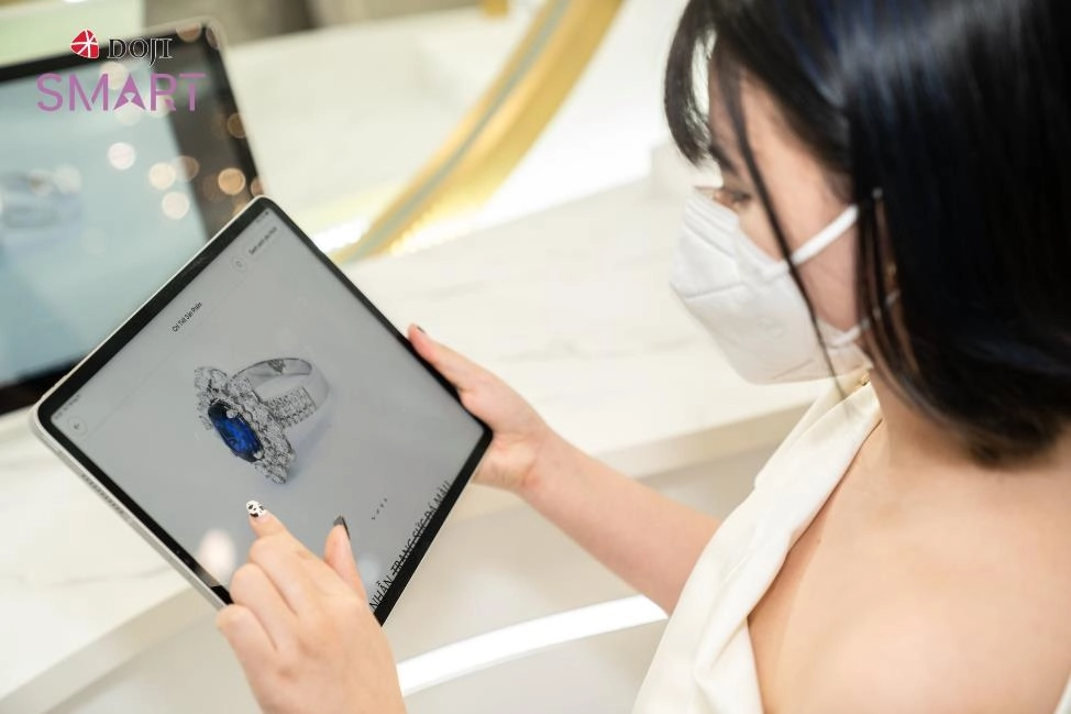 Mãn nhãn với không gian mua sắm trang sức thông minh tại doji smart - 3