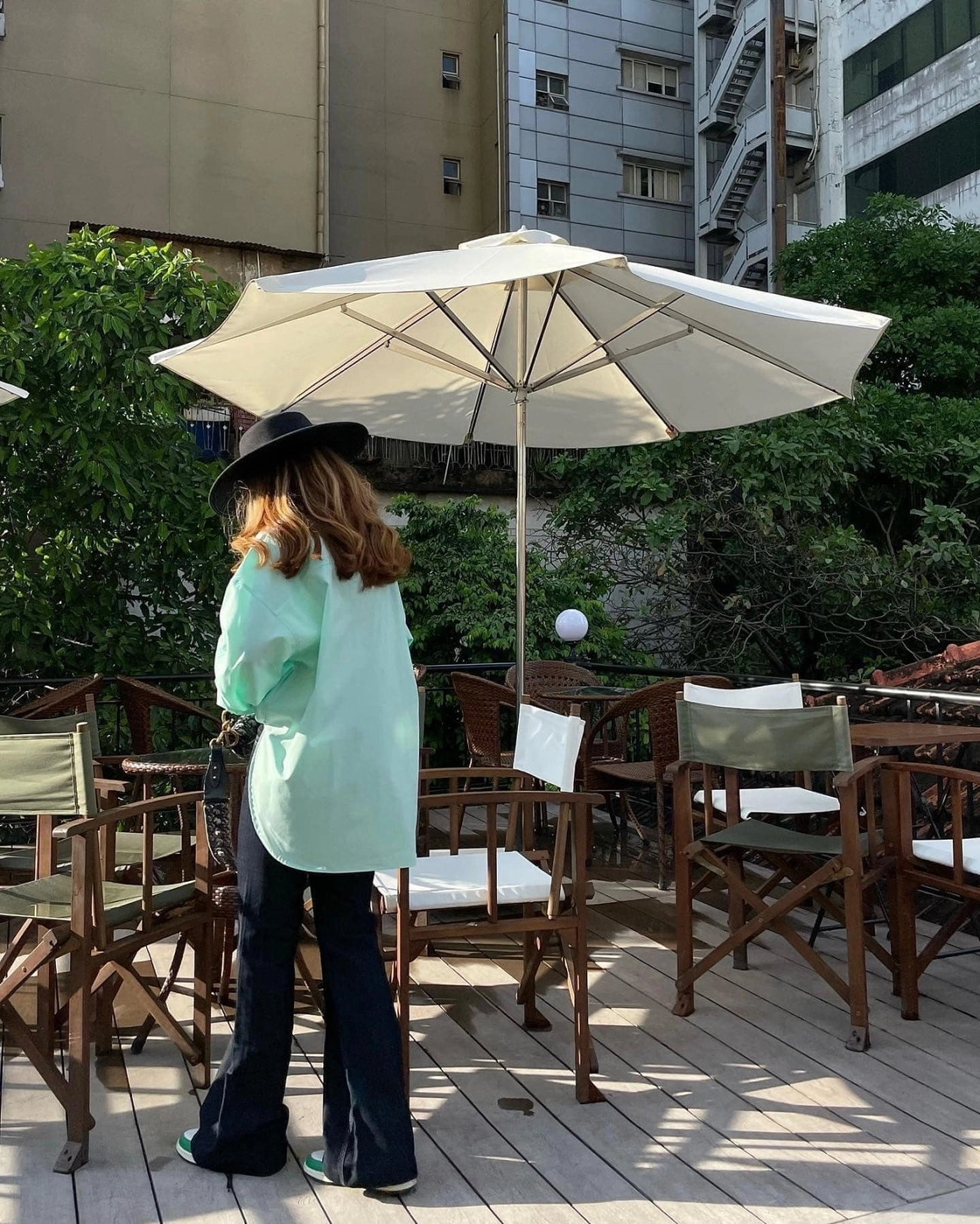 Màu xanh hot trend phủ sóng instagram sao việt hương giang xinh đàm thu trang không ai dám học theo - 4