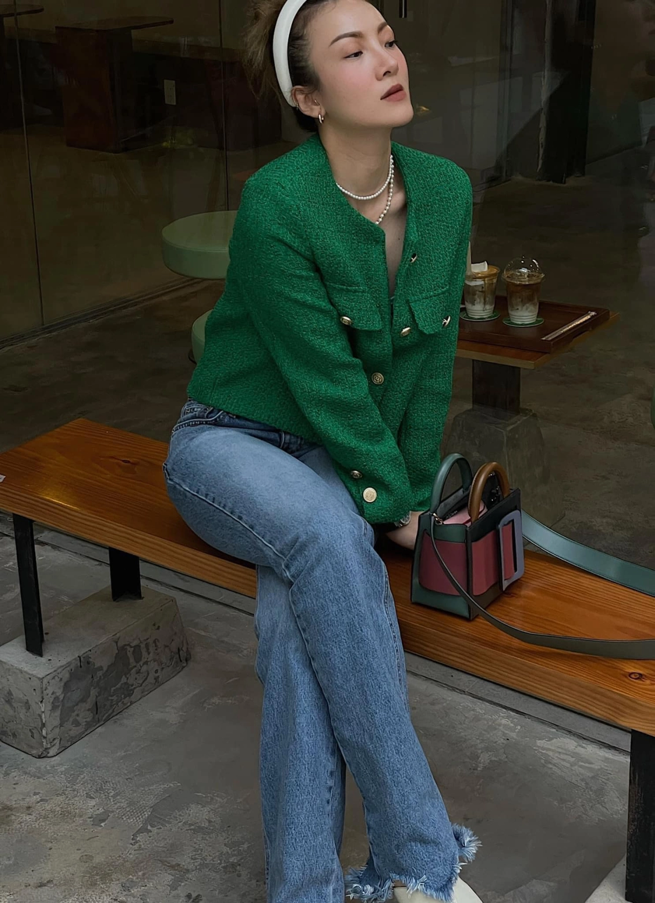 Màu xanh hot trend phủ sóng instagram sao việt hương giang xinh đàm thu trang không ai dám học theo - 5
