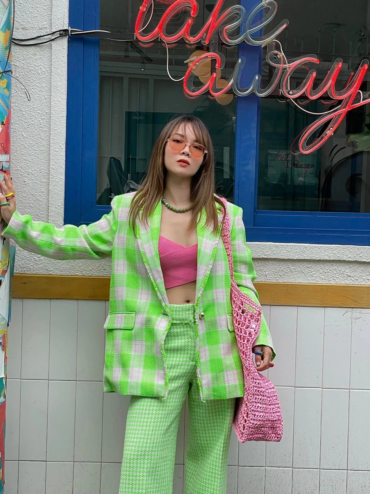 Màu xanh hot trend phủ sóng instagram sao việt hương giang xinh đàm thu trang không ai dám học theo - 13