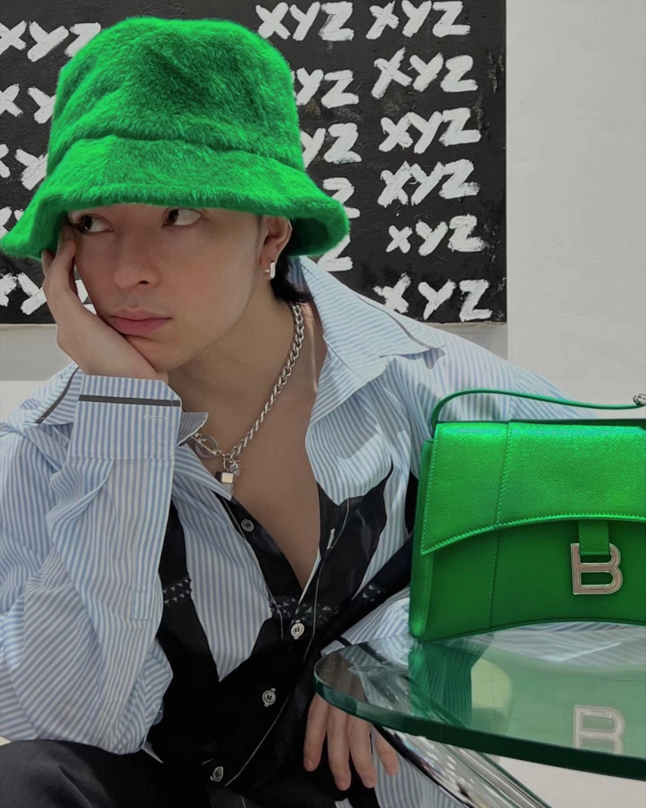 Màu xanh hot trend phủ sóng instagram sao việt hương giang xinh đàm thu trang không ai dám học theo - 18