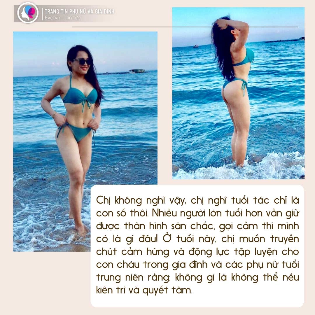 Mẹ 1 con44 tuổi mới biết gym chia sẻ bí quyết độ mông gần 1 mét không ai tin - 5