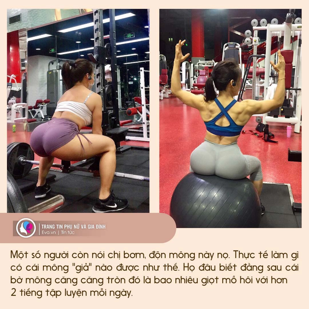 Mẹ 1 con44 tuổi mới biết gym chia sẻ bí quyết độ mông gần 1 mét không ai tin - 6
