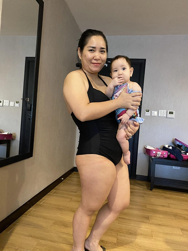 Mẹ ba con lột xác ngoạn mục khi giảm 12kg trong 6 tháng - 1