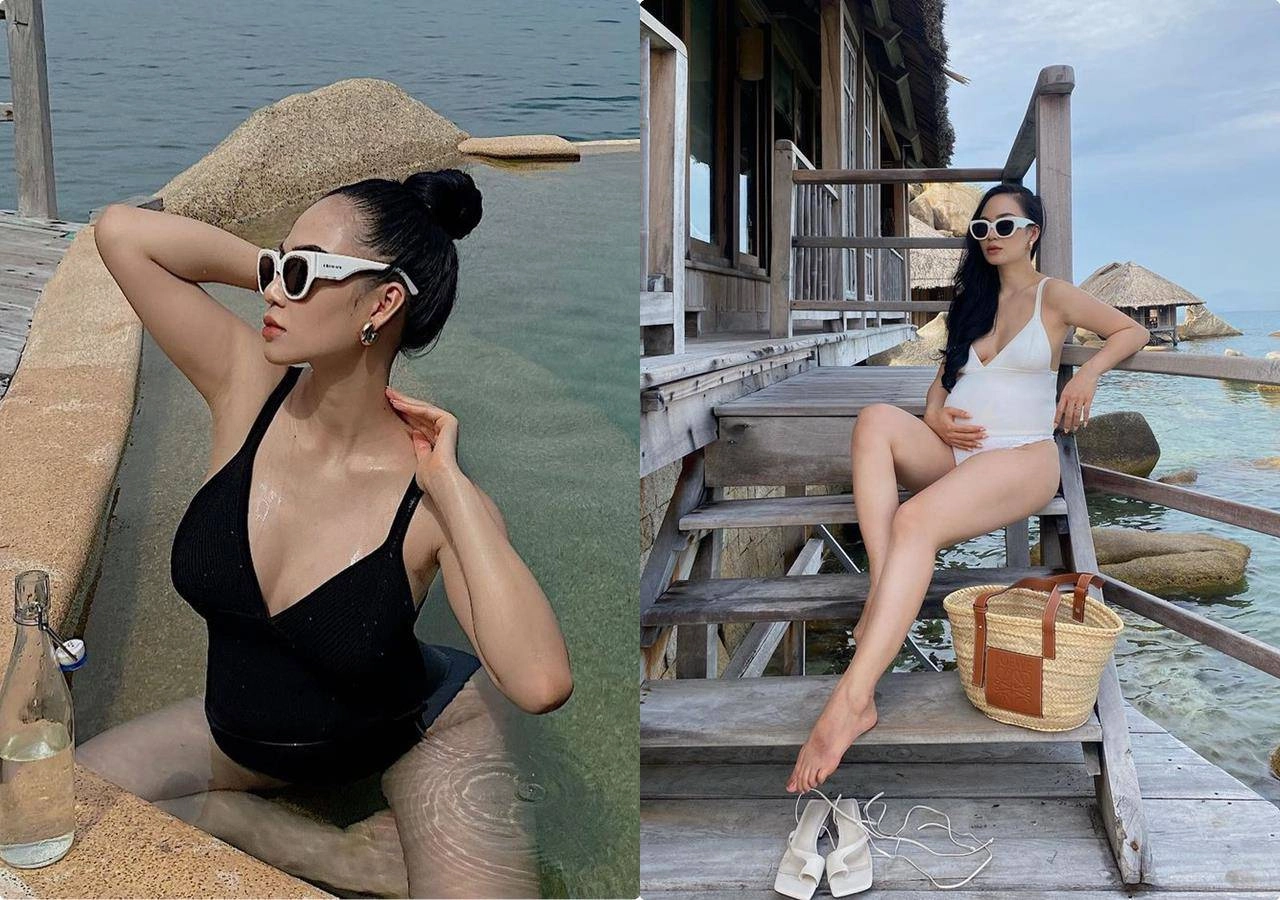 Mẹ bỉm minh hà khoe chân mày và hàng mi nhưng làn da căng bóng chiếm sóng - 9