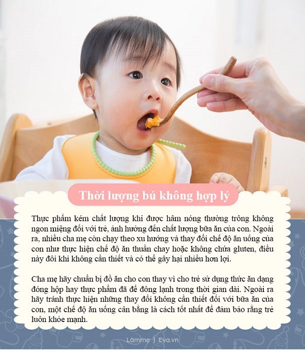 Mẹ chăm con rất kỹ mà bé vẫn không tăng cân có thể là vì 8 nguyên nhân sau - 12