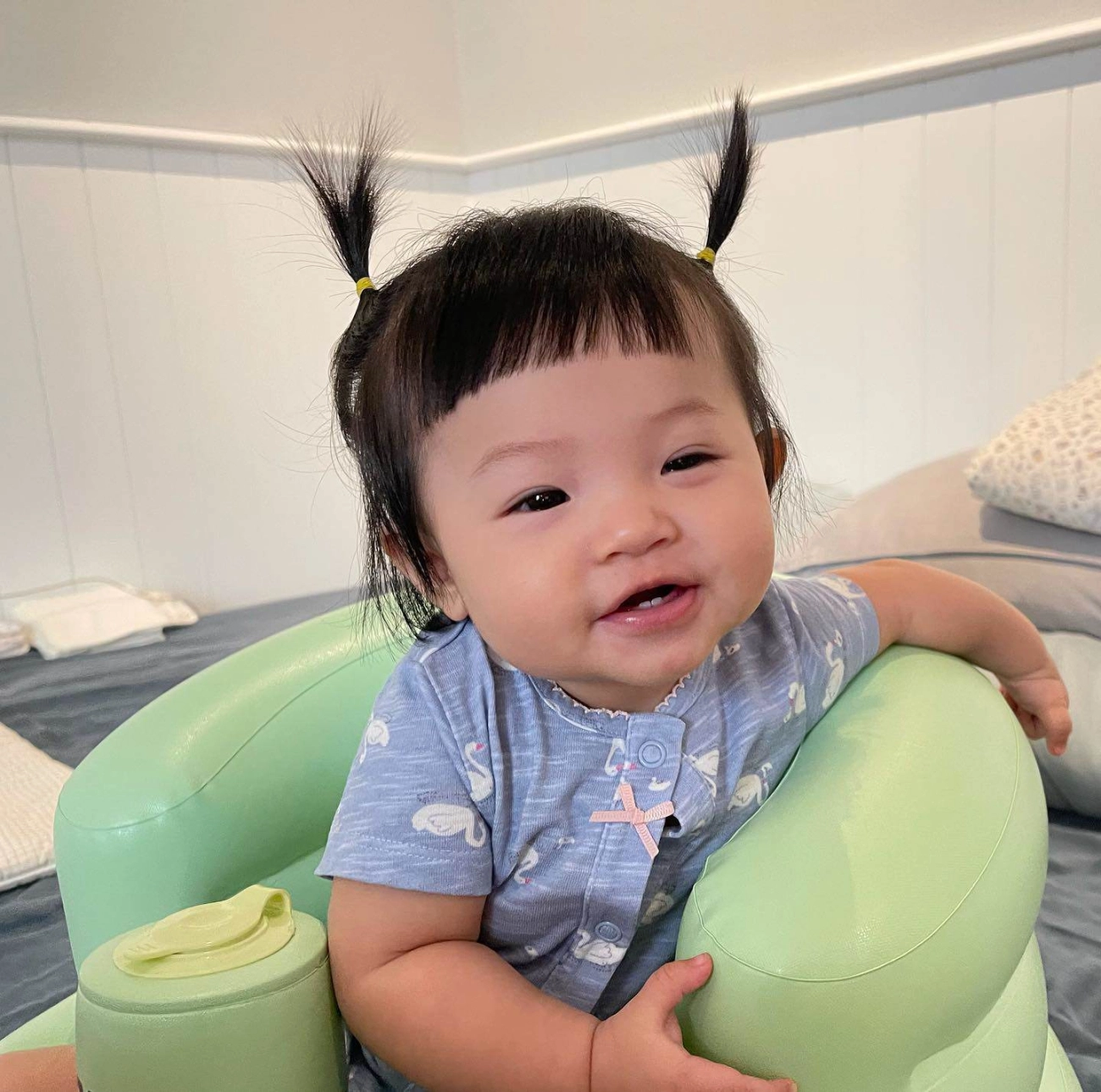 Mẹ đàm thu trang nói cháu gái được mời quảng cáo kiếm bộn tiền nhưng cường đôla từ chối - 4