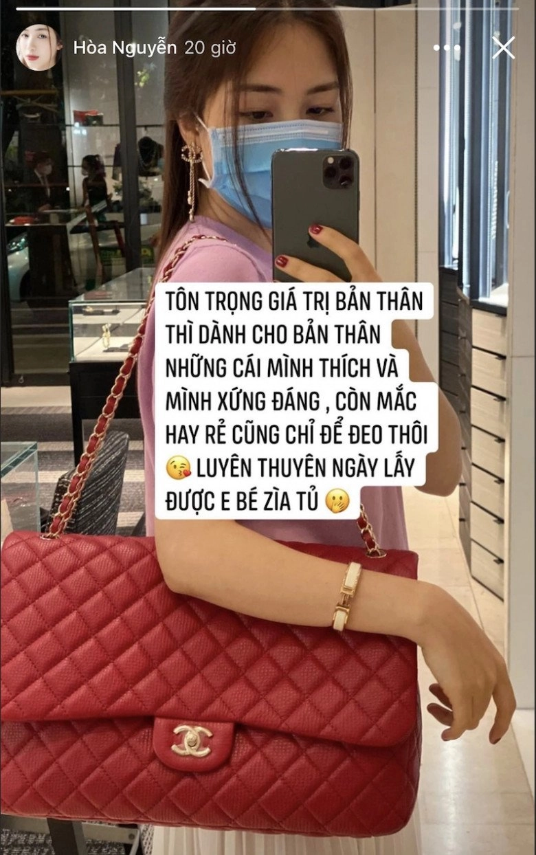 Mẹ đơn thân hòa minzy ngày càng đẹp và giàu tự sắm đồ hiệusang chảnh không kém thời chưa sinh con - 6