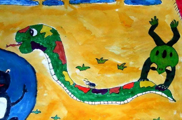 Mẹ hí hửng khoe tranh con mẫu giáo vẽ đoạt giải bác sĩ thấy liền hô mau gọi cảnh sát - 2