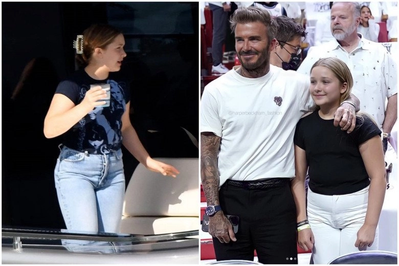 Mẹ là nhà thiết kế đình đám harper beckham vẫn bị chê mặc luộm thuộm biến dáng mũm mĩmcàng to ngang - 8