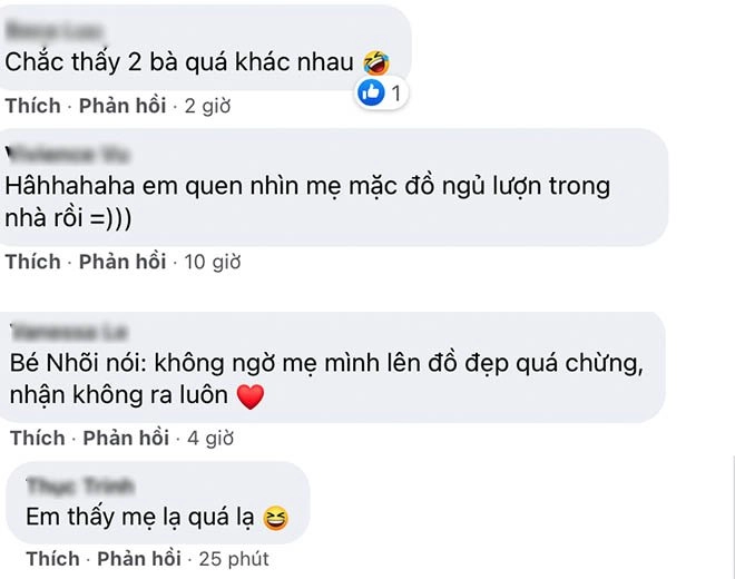 Mẹ là top 20 hhvn nhưng con gái đàm thu trang chỉ quen mẹ mặt mộc ăn mặc xuề xoà - 2