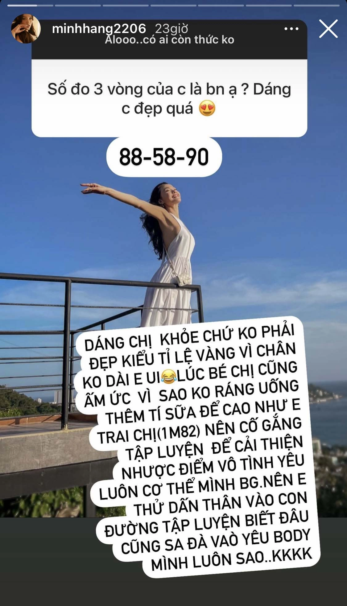 Minh hằng tiết lộ số đo 3 vòng cực chuẩn eo thon 5x làm ngọc trinh cũng phải ao ước - 3