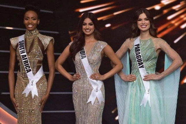 Miss universe 2021 thân hình phì nhiêu không gài nổi chiếc váy đăng quang 3 tháng trước - 2