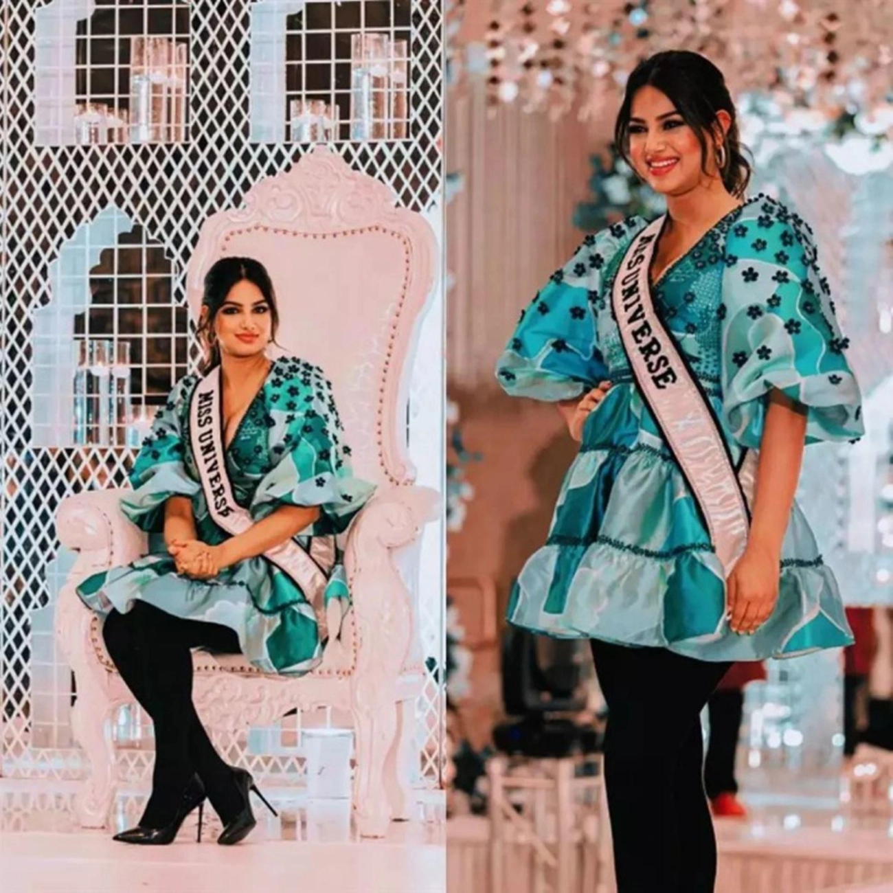 Miss universe 2021 thân hình phì nhiêu không gài nổi chiếc váy đăng quang 3 tháng trước - 8