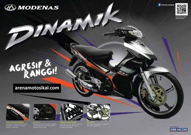 Modenas dinamik 120 - mẫu xe 2 thì đang bán với giá gần 40 triệu đồng - 18