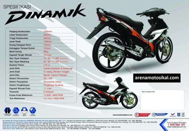 Modenas dinamik 120 - mẫu xe 2 thì đang bán với giá gần 40 triệu đồng - 23