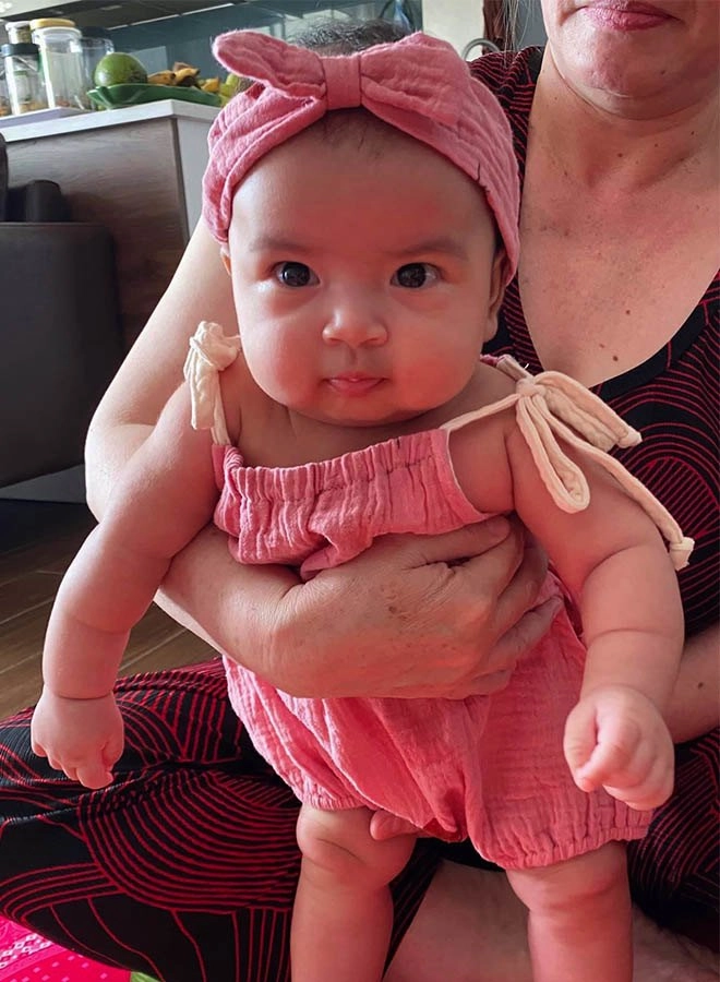 Mới sinh giống bố như lột con gái võ hạ trâm giờ có nét hao hao mẹ càng thêm xinh - 7