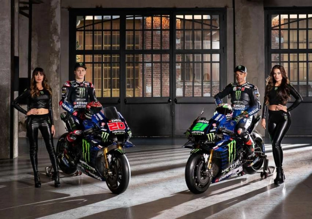 Monster energy yamaha motogp 2022 ra mắt màu sắc mới - 6
