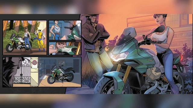 Moto guzzi v100 mandello là sự lựa chọn của siêu anh hùng wolverine trong truyện tranh marvel mới - 1