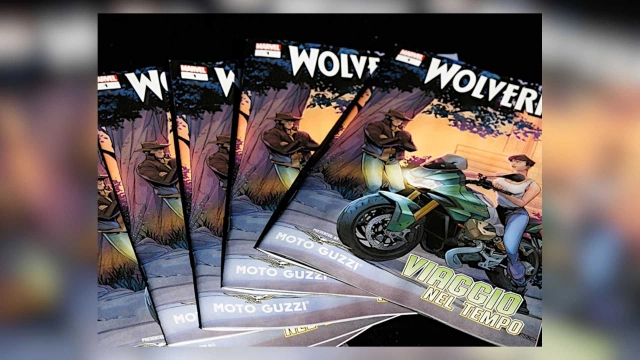 Moto guzzi v100 mandello là sự lựa chọn của siêu anh hùng wolverine trong truyện tranh marvel mới - 2