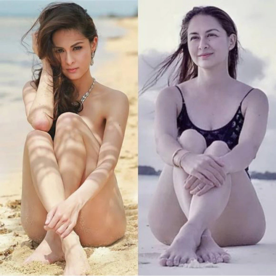 Mỹ nhân đẹp nhất philippines diện bikini trên biển mẹ 2 con không 1 vết rạn - 7