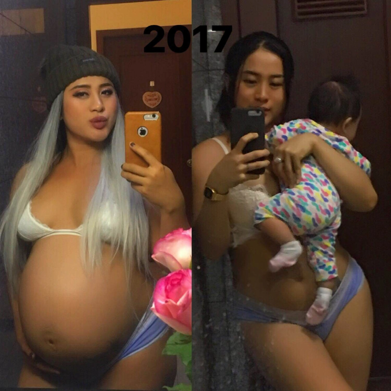 Mỹ nữ việt nặng 84kg lúc mang thai đẻ con xong liền bị gạ 300 triệuđêm vì quá nóng bỏng - 5
