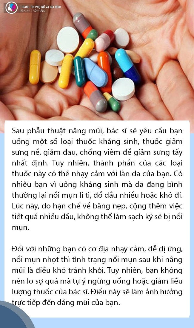 Nâng mũi xong về mụn nổi ầm ầm chị em bình tĩnh đọc kĩ bài viết này - 4