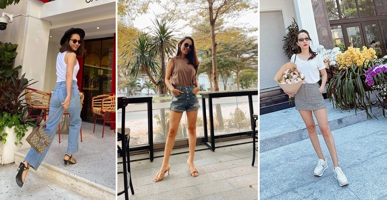 Nấu ăn cho chồng bà xã hoàng bách tranh thủ mặc đồ bó sát khoe đường cong đẹp mắt - 22