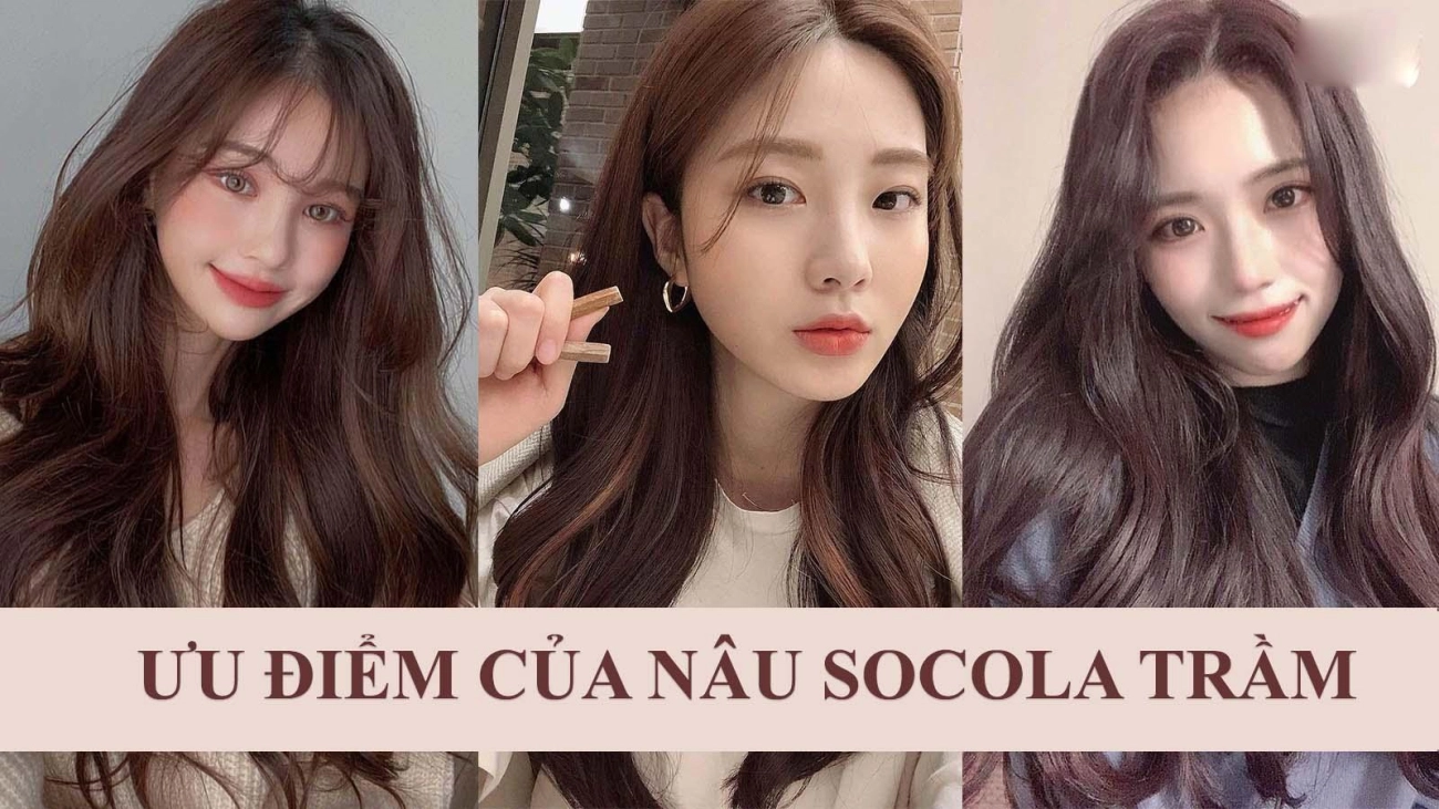 Nâu socola trầm màu tóc quốc dân phù hợp với mọi làn da - 2