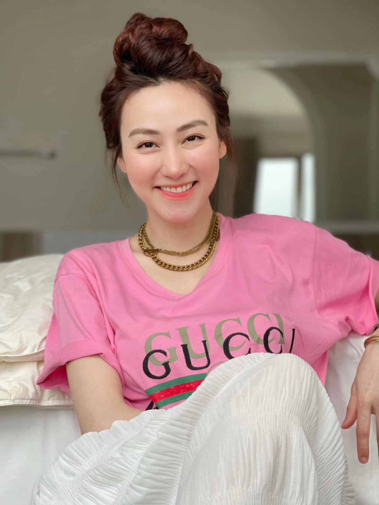 Ngân khánh gần đây không sơ vin nữa toàn diện váy maxi như các sao nữ vbiz giấu bầu - 8