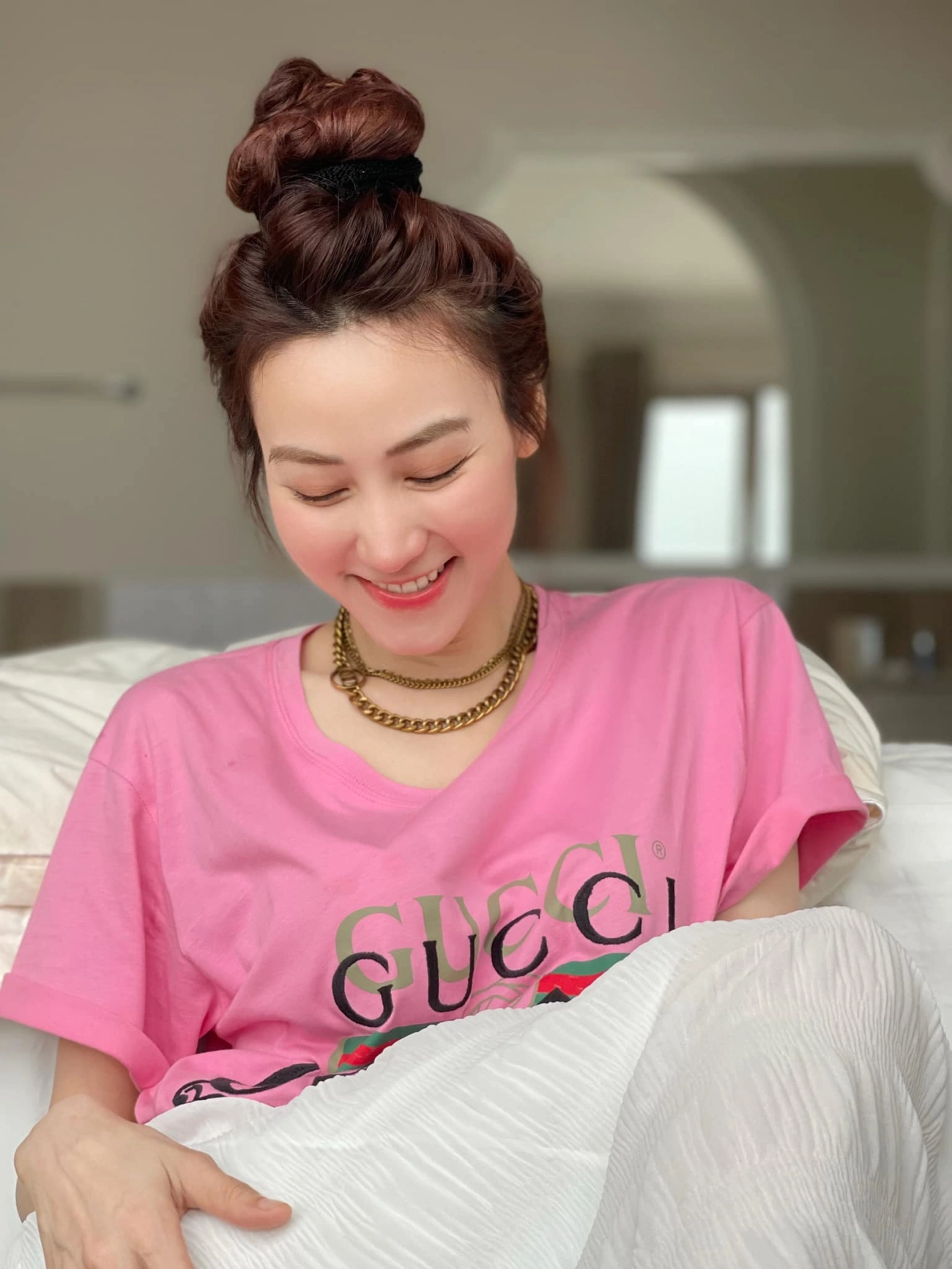Ngân khánh gần đây không sơ vin nữa toàn diện váy maxi như các sao nữ vbiz giấu bầu - 9