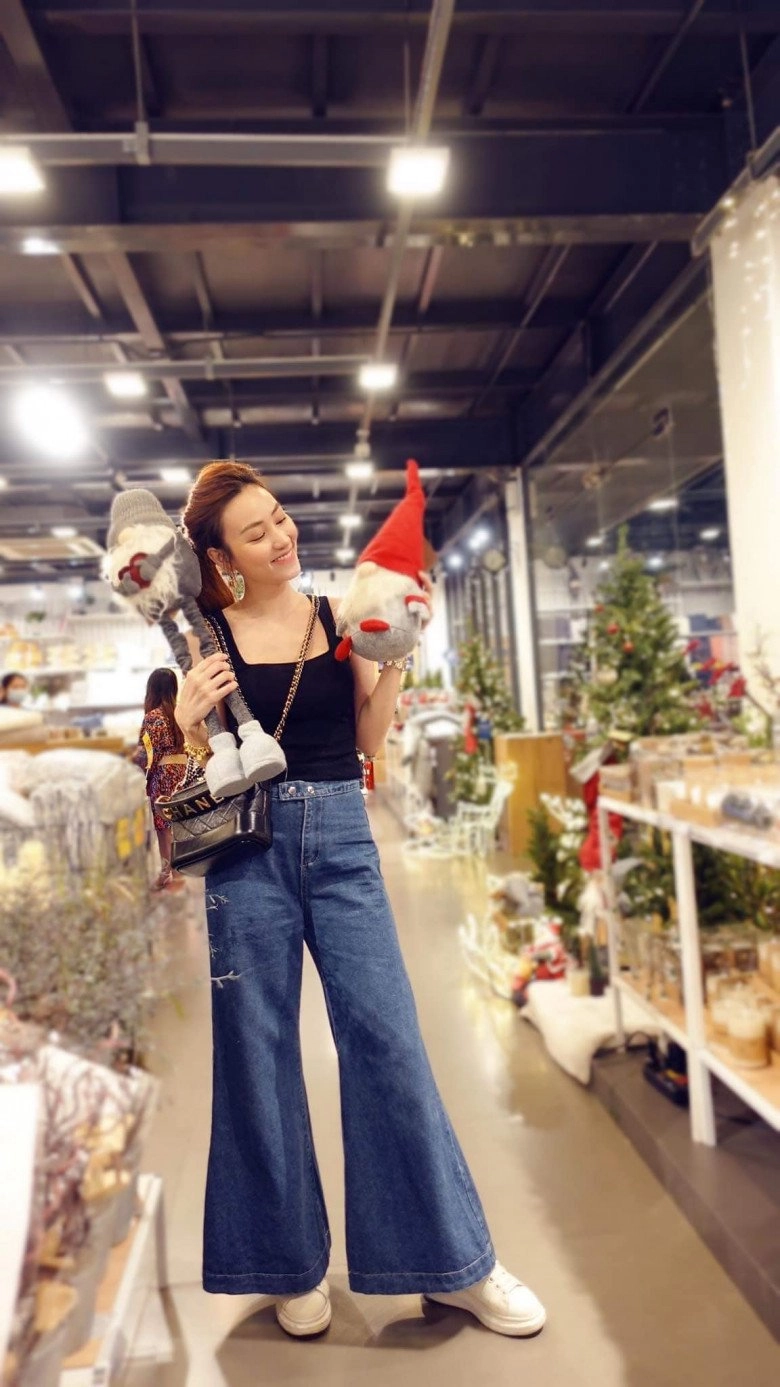 Ngân khánh gần đây không sơ vin nữa toàn diện váy maxi như các sao nữ vbiz giấu bầu - 14