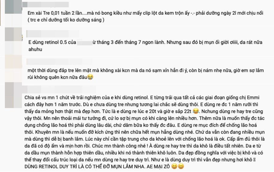 Nghe beauty blogger kể chuyện dùng retinoltretinoin chị em vơi bớt nỗi sợ nát mặt - 5