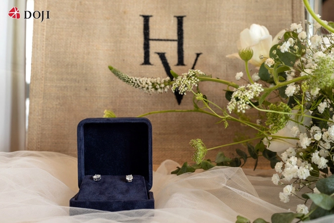 Ngô thanh vân đeo đôi bông tai kim cương hơn 10 ngàn đô trong ngày cưới - 1