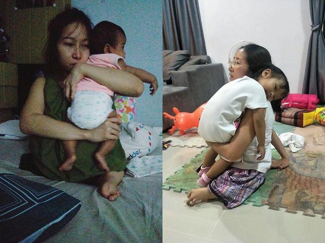 Người mẹ cụt chân oằn mình ôm con gái và câu chuyện khiến bao người rơi nước mắt - 1