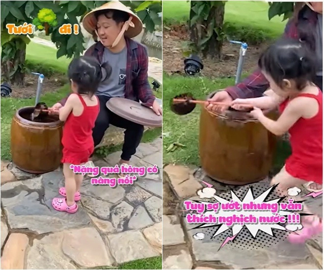 Nhã phương khoe khoảnh khắc trường giang cõng con gái không cho ái nữ tự bước xuống cầu thang - 9