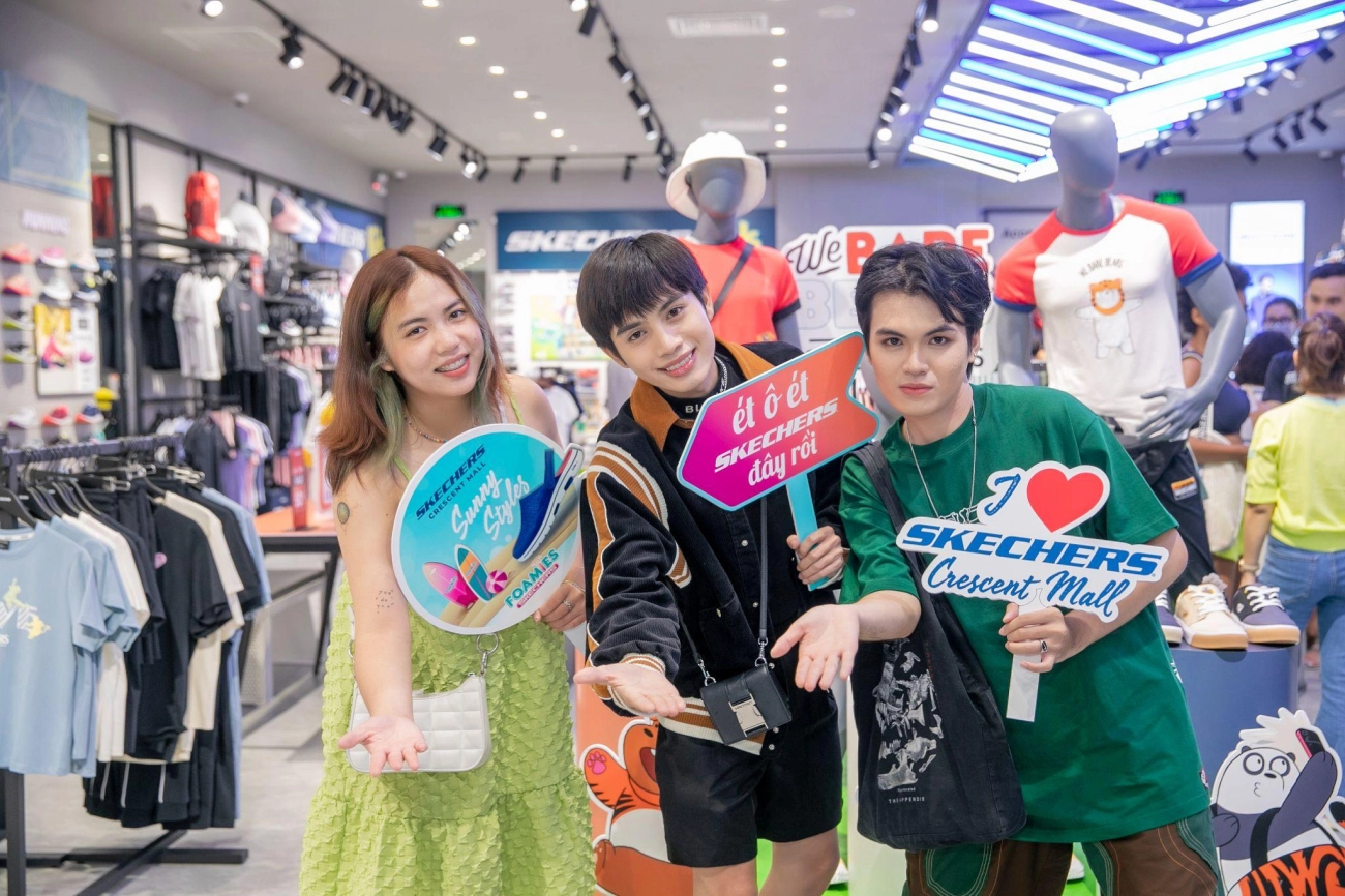 Nha skechers vưa ra măt cưa hang concept mơi tai crescent mall khiên cac tin đô thơi trang đưng ngôi không yên - 4