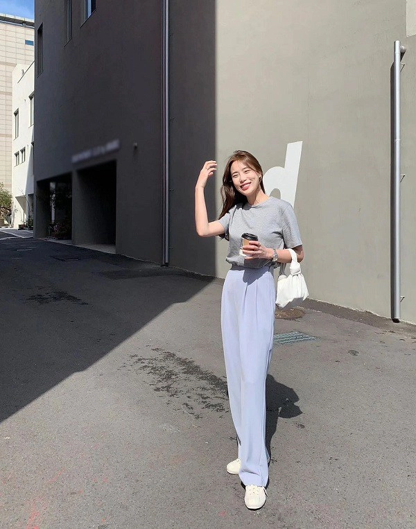 Nhìn hội gái hàn diện quần âu màu be đẹp mê nàng công sở sẽ muốn sắm ngay vài chiếc - 11