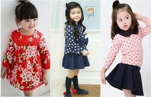 Những cách phối đồ thu siêu dễ thương cho bé gái - 1