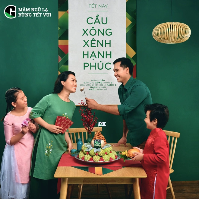 Những câu chúc hay lạ ý nghĩa qua mâm ngũ quả sáng tạo - 1