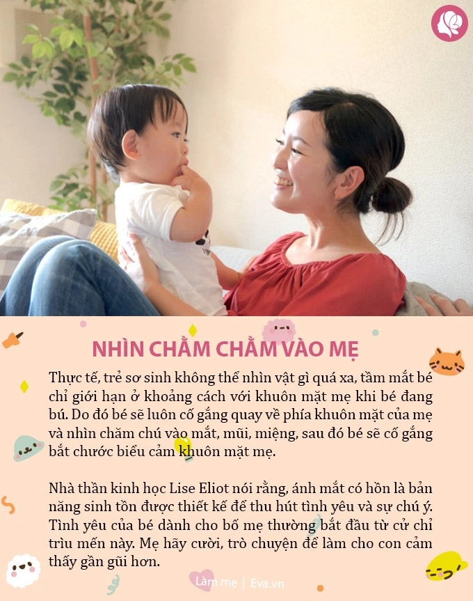 Những hành động đáng yêu trẻ sơ sinh thể hiện con yêu mẹ - 2