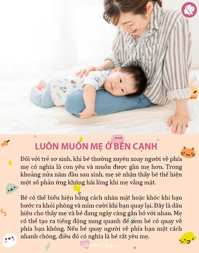 Những hành động đáng yêu trẻ sơ sinh thể hiện con yêu mẹ - 3