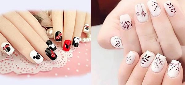 Những mẫu nail nhẹ nhàng đi học đẹp dễ thương hot nhất hiện nay - 1