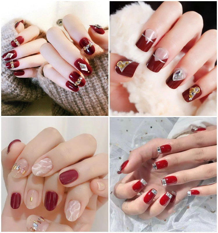 Những mẫu nail nổi bật đầu năm 2021 cho nàng lộng lẫy cầm tay người ấy vào lễ đường - 1
