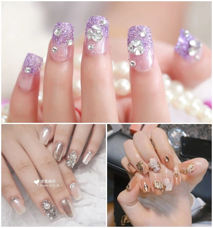 Những mẫu nail nổi bật đầu năm 2021 cho nàng lộng lẫy cầm tay người ấy vào lễ đường - 5