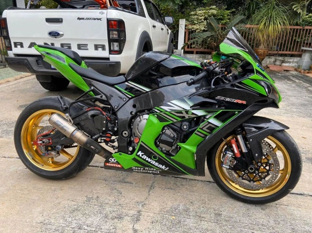 Ninja zx-10r cực chất trong bản độ toàn diện trên đất thái - 10