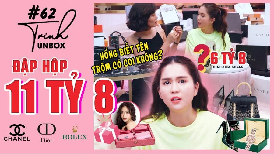 Nữ đại gia quận 7 shopping đón tết bằng ngọc trinh miệt mài đập hộp 2 năm cộng lại - 1