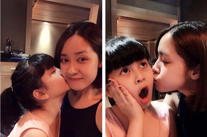 Nữ dv đẩy lã thanh huyền ngã gãy cổ làm mẹ đơn thân 34 tuổitrẻ đẹp như chị em với con gái - 11