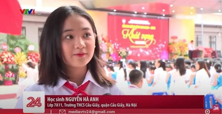 Nữ sinh hà nội chiếm sóng đài vtv vì quá xinh có mối quan hệ đặc biệt với phương oanh quỳnh búp bê - 1