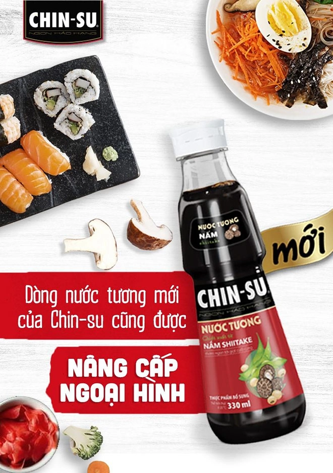 Nước tương chin-su nấm shiitake kết tinh ẩm thực việt nhật - 3